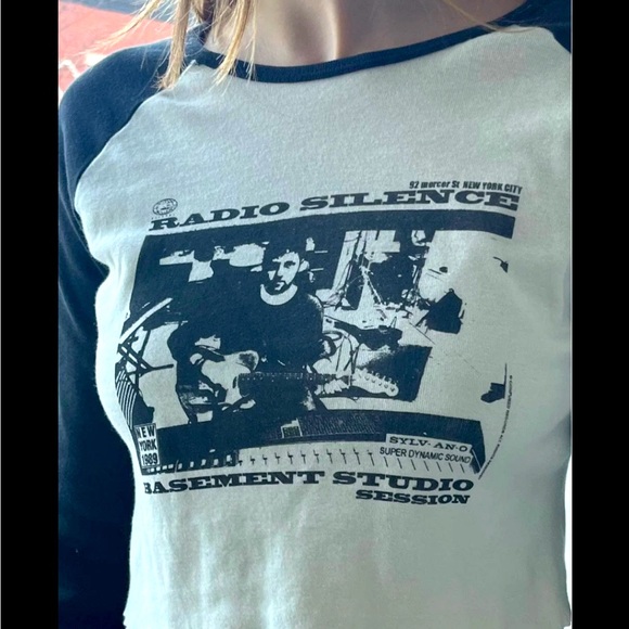 John Galt Radio Silence crop top - Picture 1 of 3